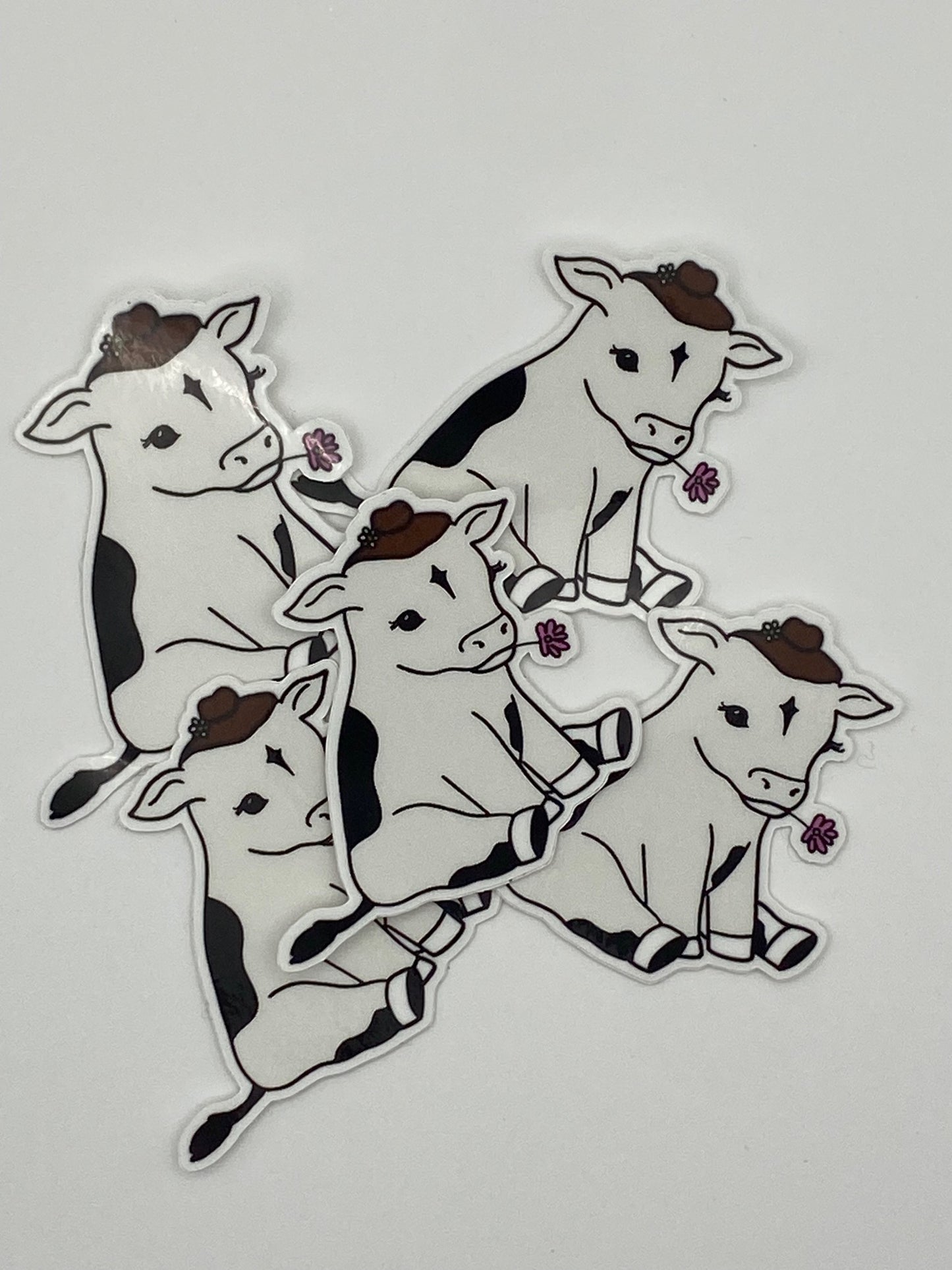 Cow sticker
