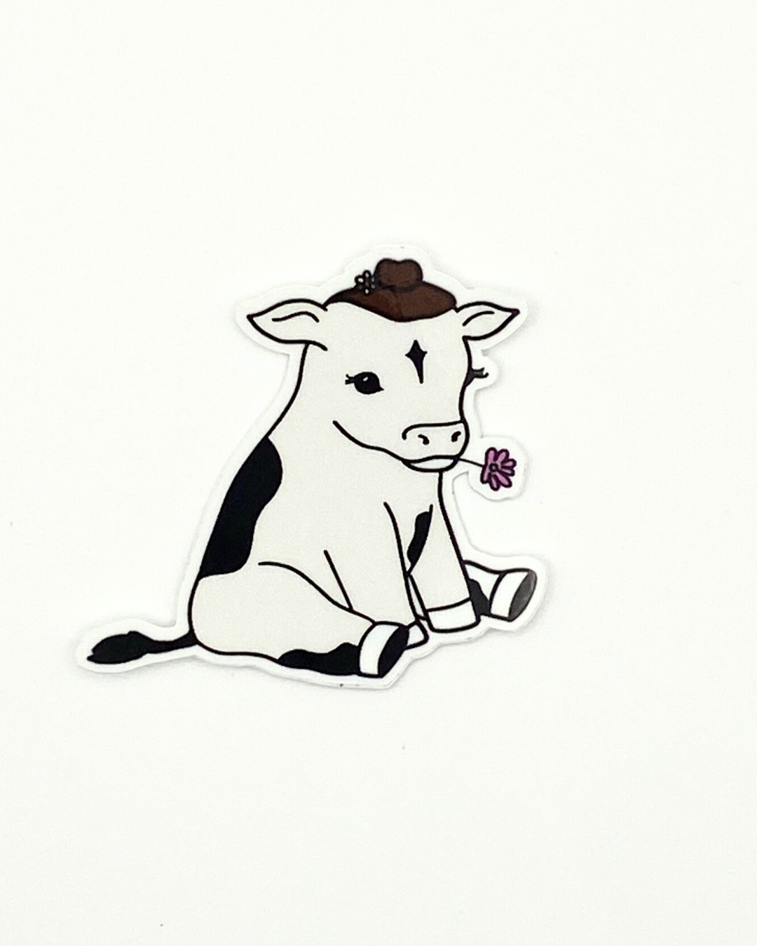 Cow sticker