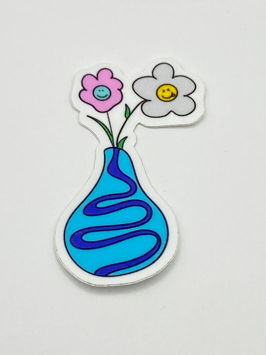 Vase of flowers sticker