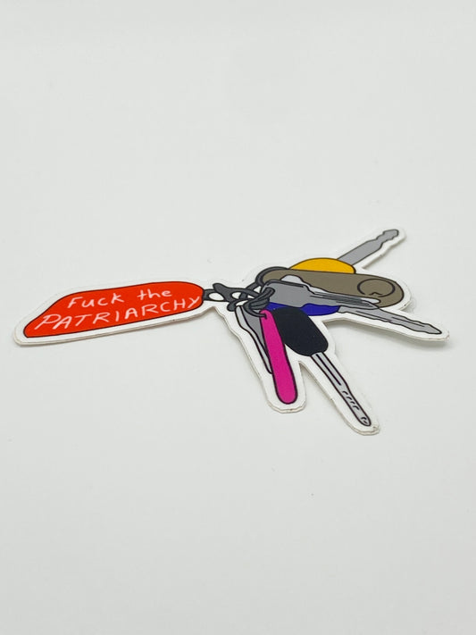 F the patriarchy sticker